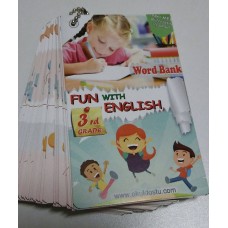 3rd Grade Fun with English Word Bank ( 3. Sınıf Resimli Kelime Kartları )